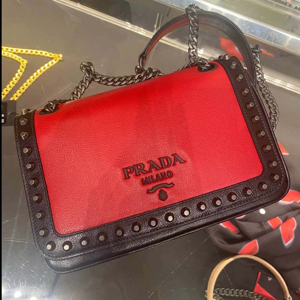 Red/Black Prada Bag